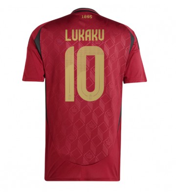 Belgien Romelu Lukaku #10 Replika Hjemmebanetrøje EM 2024 Kortærmet